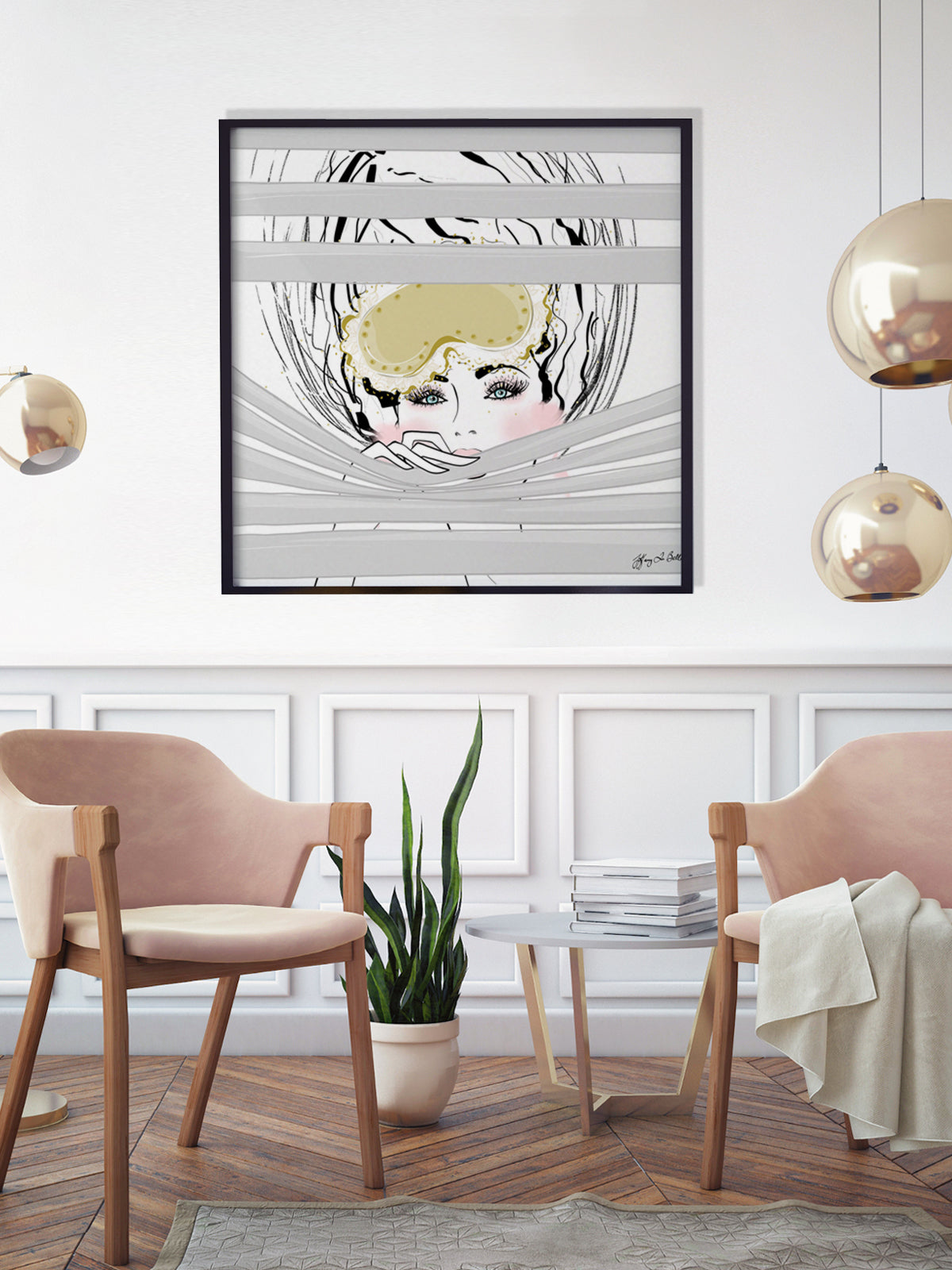Good Morning - Illustration - Limited Edition Print - Tiffany La Belle