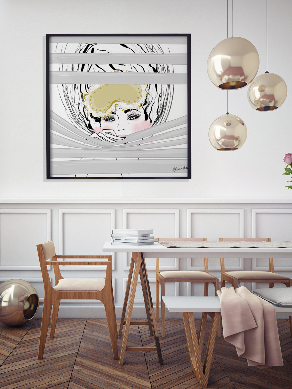 Good Morning - Illustration - Limited Edition Print - Tiffany La Belle