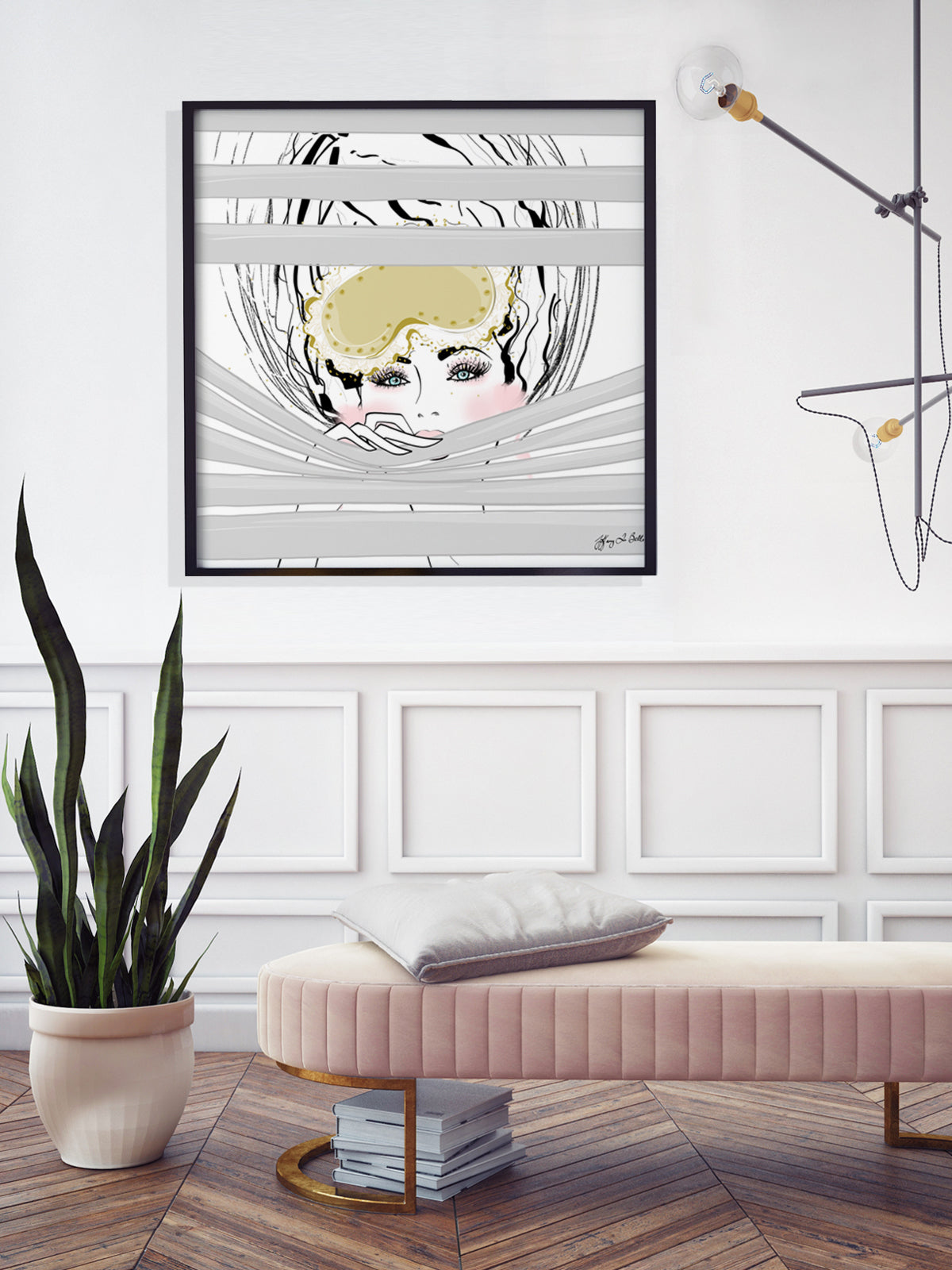 Good Morning - Illustration - Limited Edition Print - Tiffany La Belle