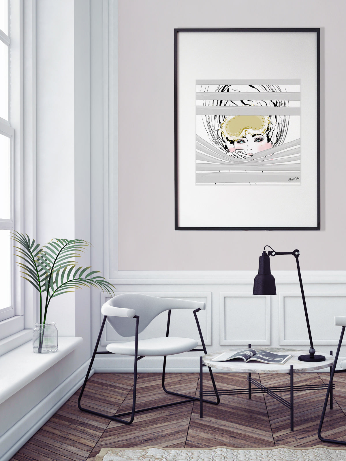 Good Morning - Illustration - Limited Edition Print - Tiffany La Belle