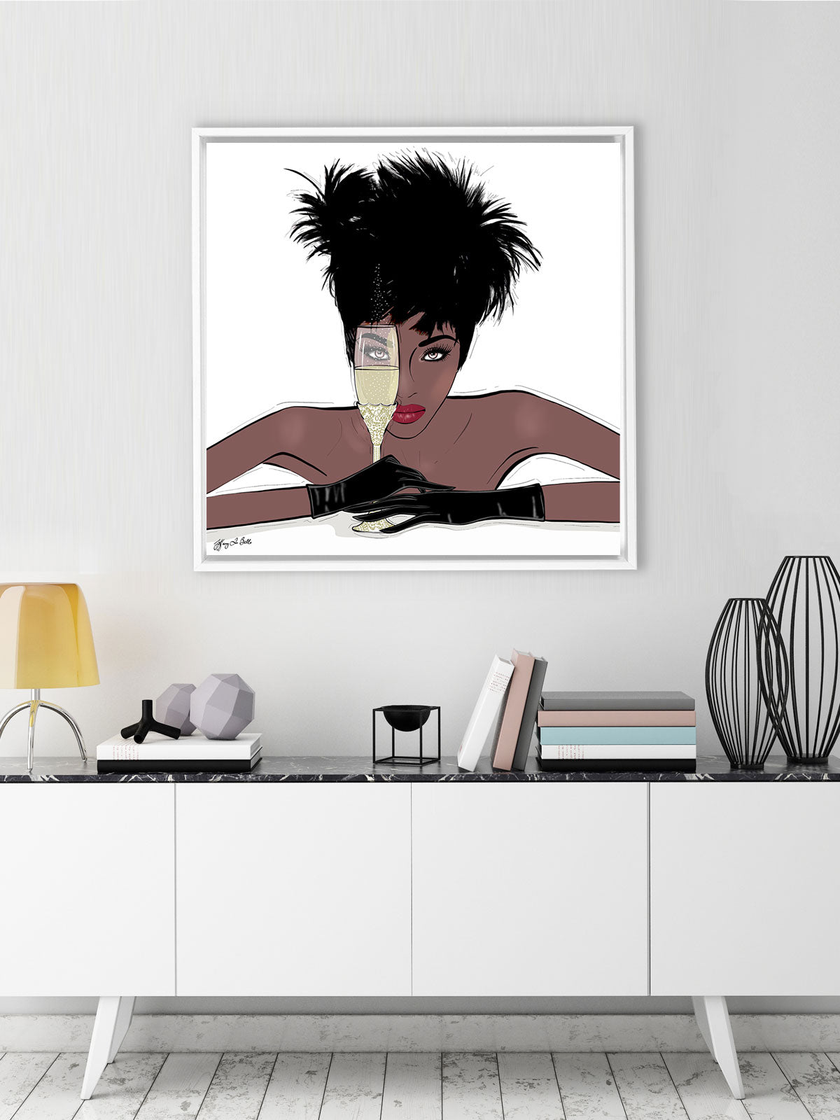 I See You - Illustration - Canvas Gallery Print - Unframed or Framed - Tiffany La Belle
