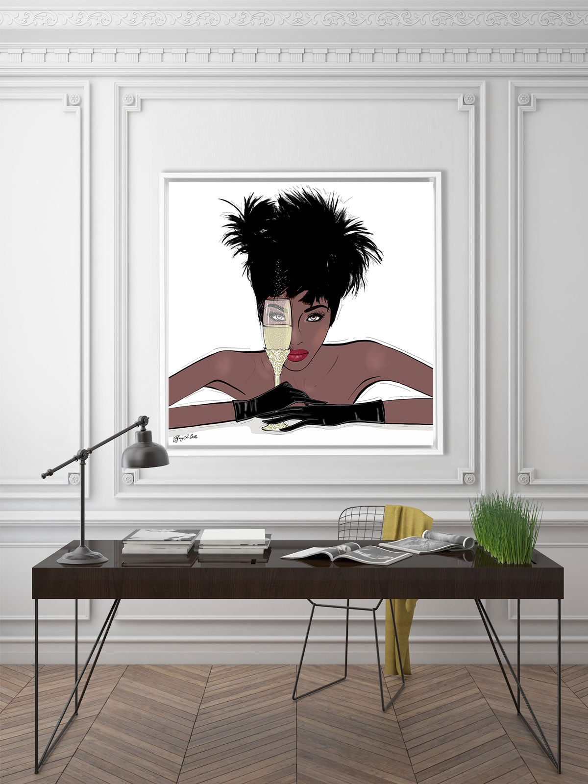 I See You - Illustration - Canvas Gallery Print - Unframed or Framed - Tiffany La Belle