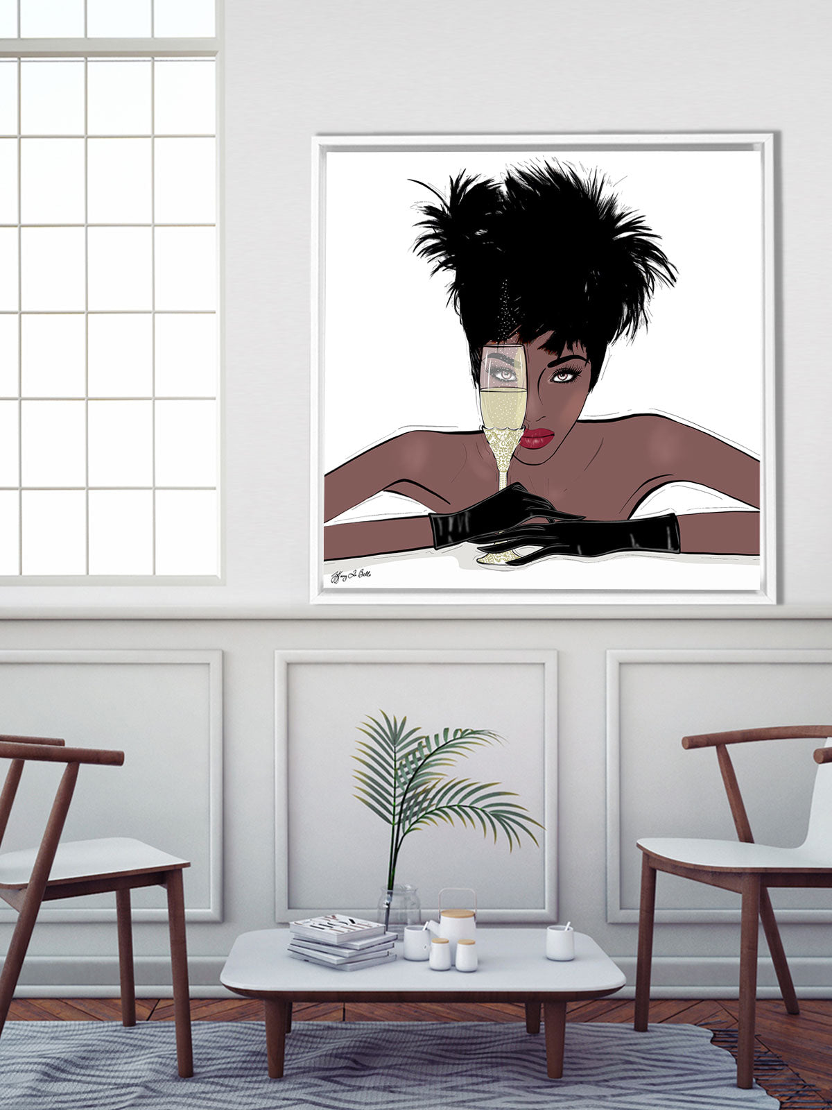I See You - Illustration - Canvas Gallery Print - Unframed or Framed - Tiffany La Belle