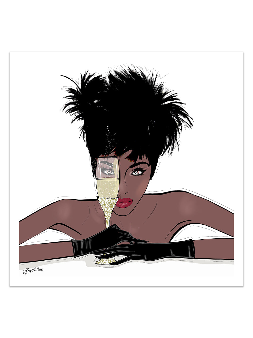 I See You - Illustration - Limited Edition Print - Tiffany La Belle