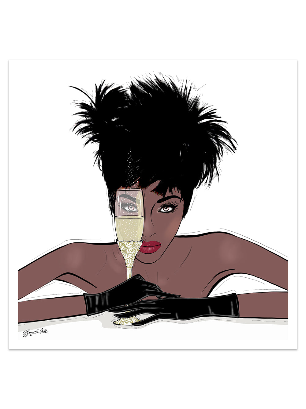 I See You - Illustration - Limited Edition Print - Tiffany La Belle