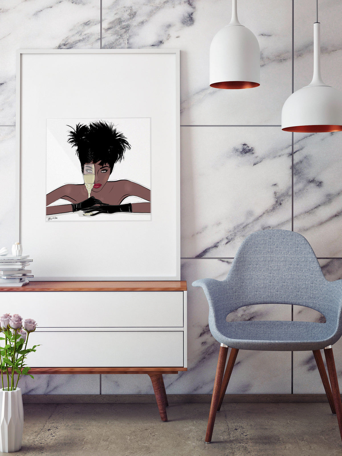 I See You - Illustration - Limited Edition Print - Tiffany La Belle