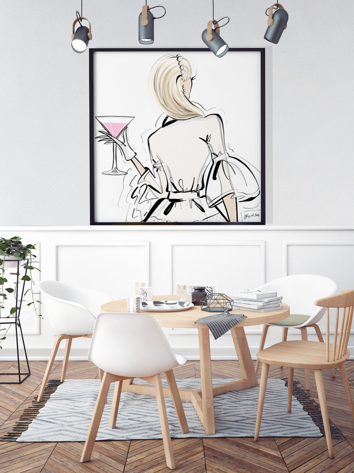 Dior Cocktails - Illustration - Limited Edition Print - Tiffany La Belle