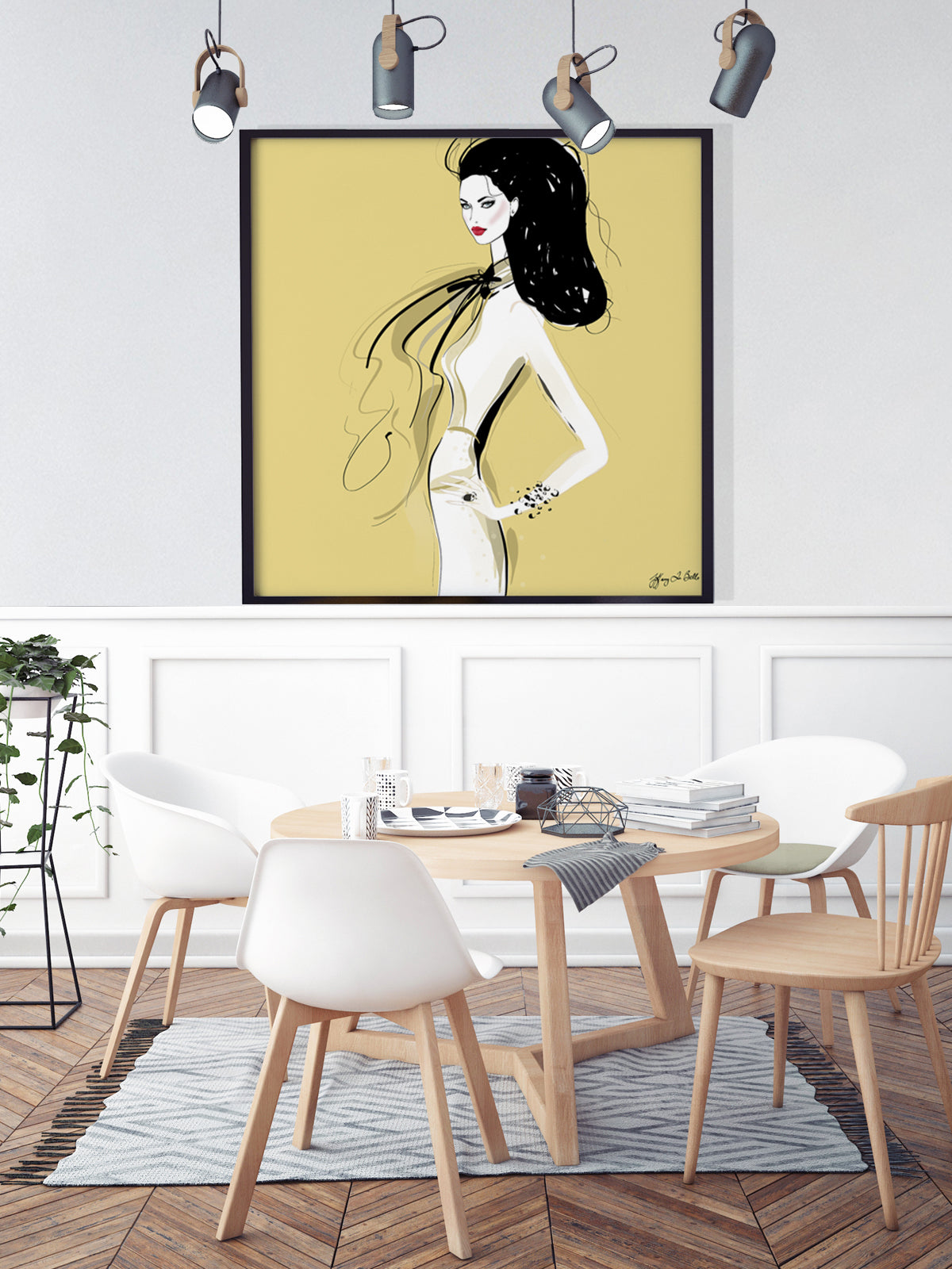 She's All Style - Illustration - Limited Edition Print - Tiffany La Belle