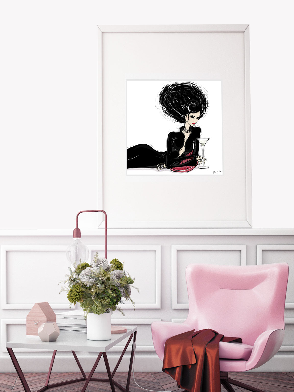 Martini Moments - Illustration - Limited Edition Print - Tiffany La Belle