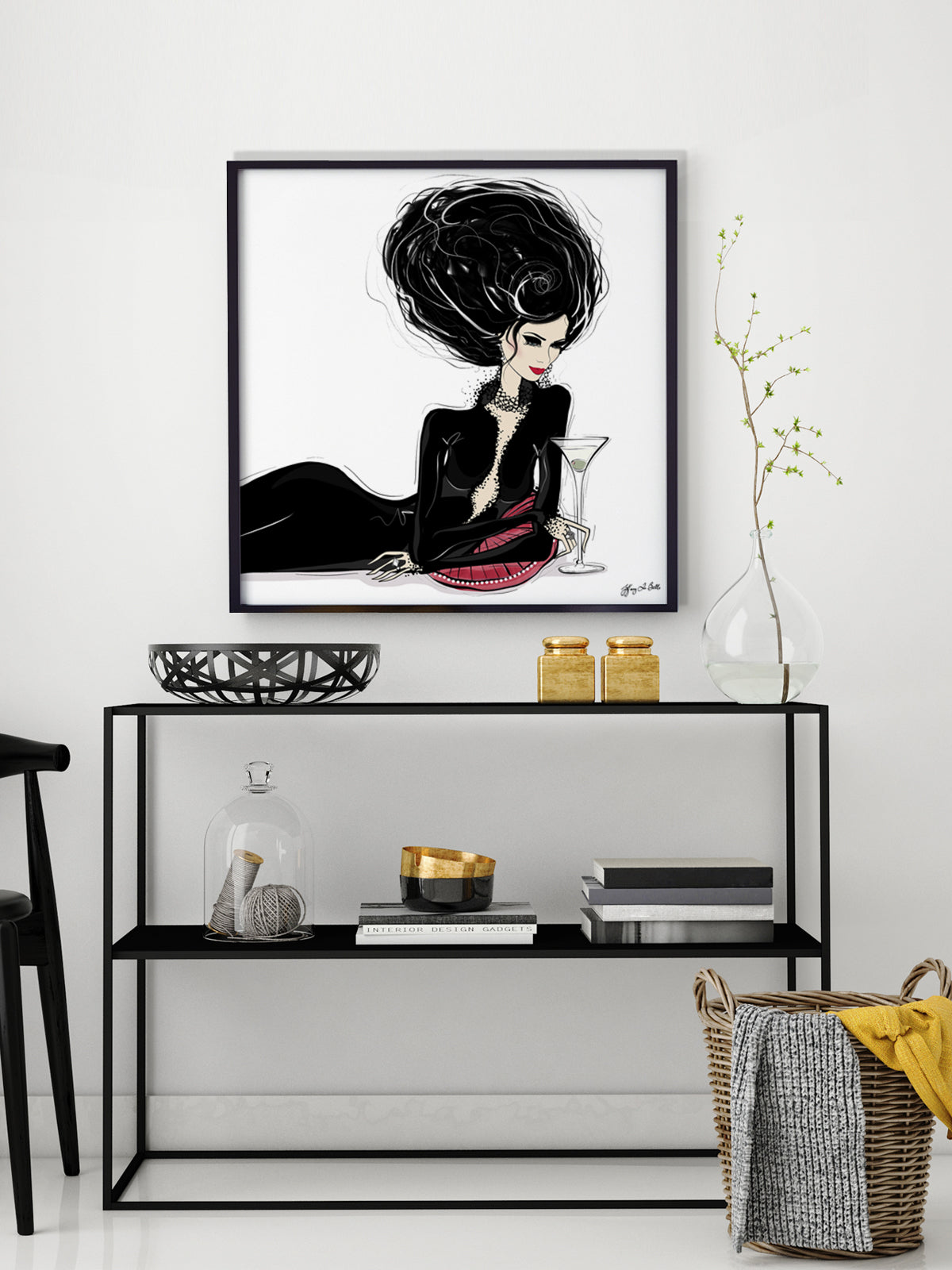 Martini Moments - Illustration - Limited Edition Print - Tiffany La Belle