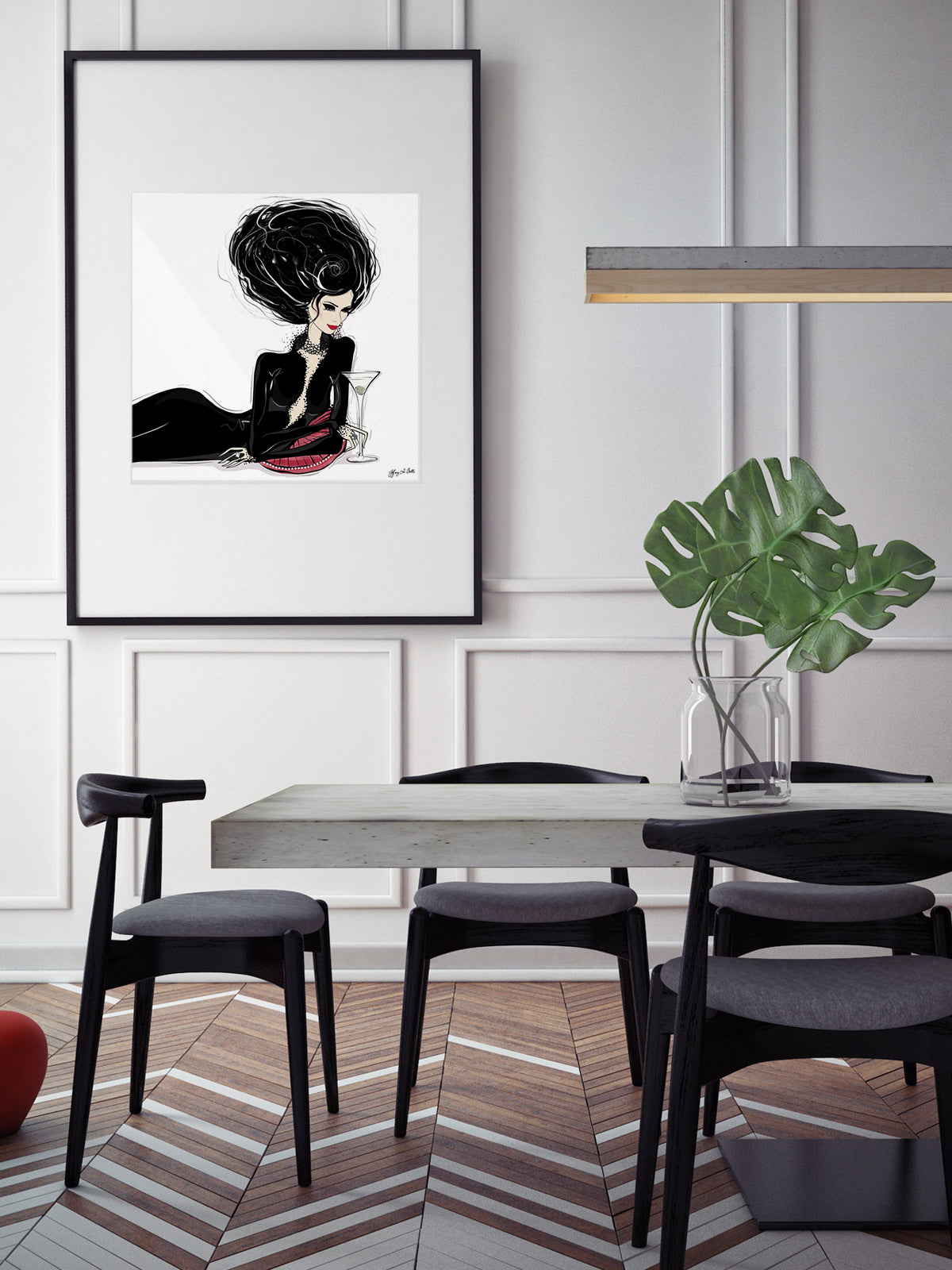 Martini Moments - Illustration - Limited Edition Print - Tiffany La Belle