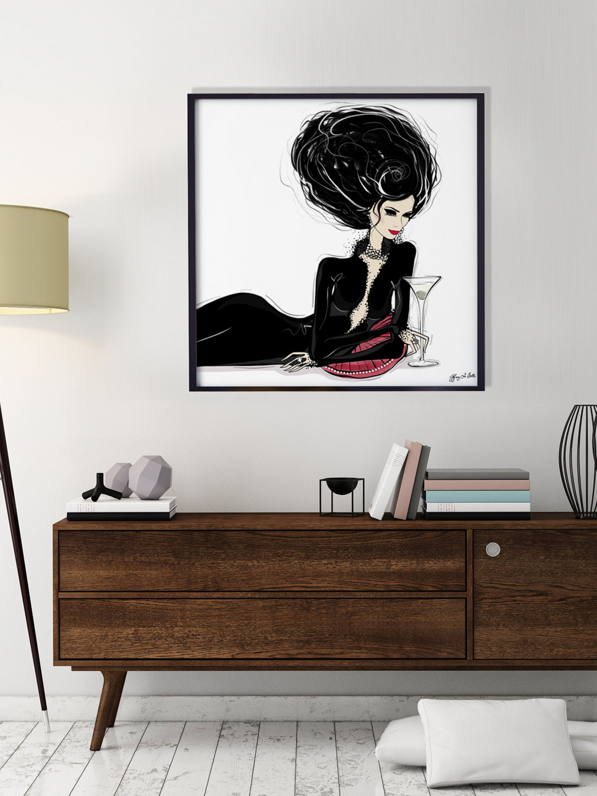 Martini Moments - Illustration - Limited Edition Print - Tiffany La Belle