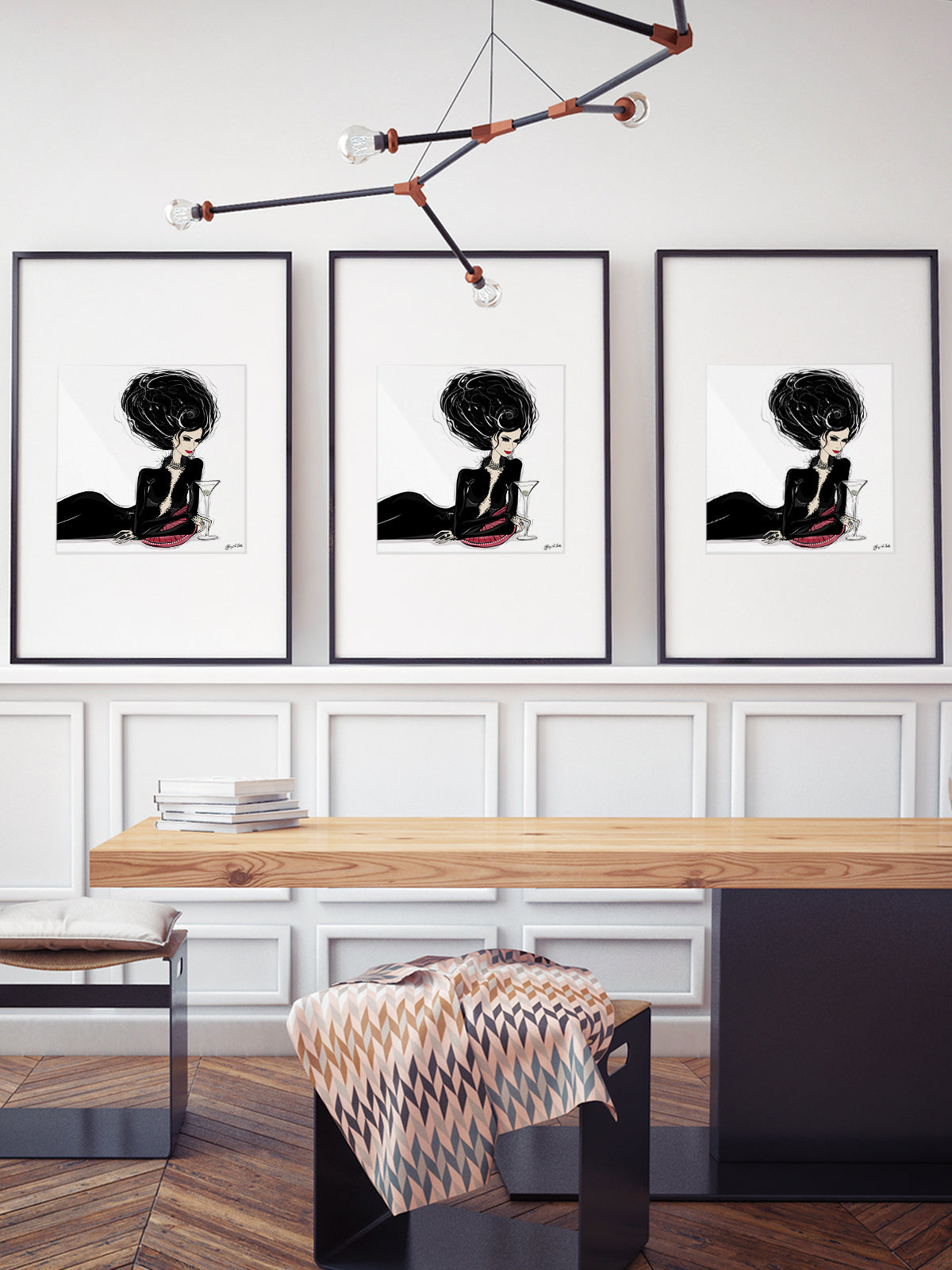 Martini Moments - Illustration - Limited Edition Print - Tiffany La Belle