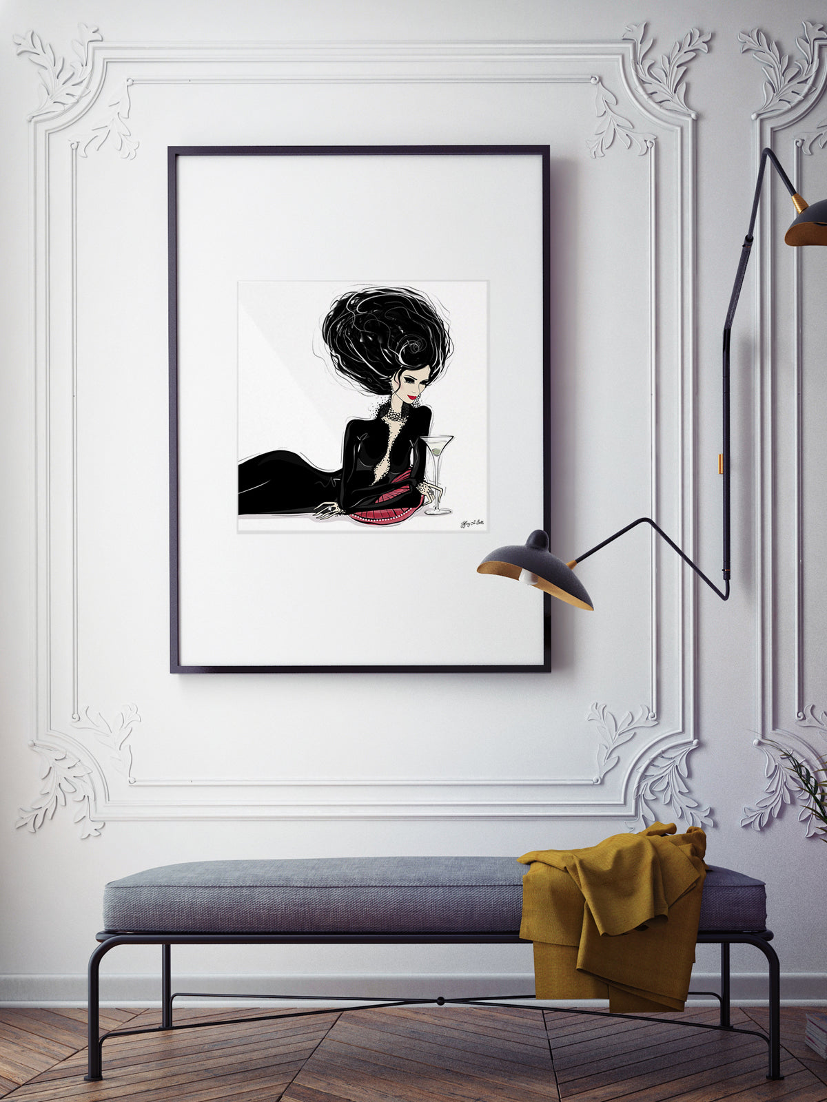 Martini Moments - Illustration - Limited Edition Print - Tiffany La Belle