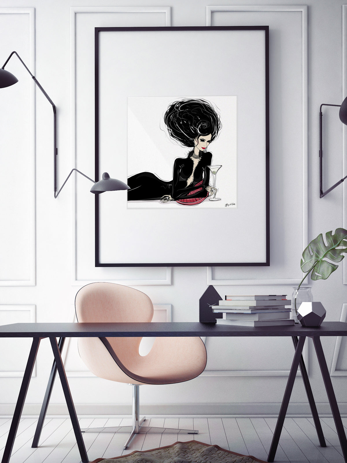 Martini Moments - Illustration - Limited Edition Print - Tiffany La Belle