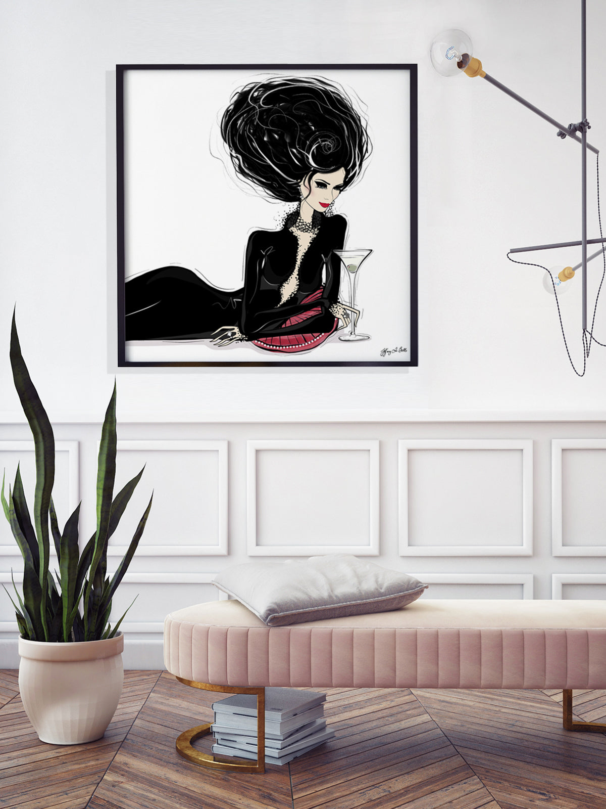 Martini Moments - Illustration - Limited Edition Print - Tiffany La Belle