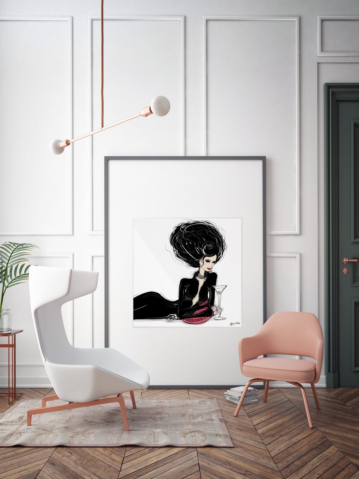 Martini Moments - Illustration - Limited Edition Print - Tiffany La Belle