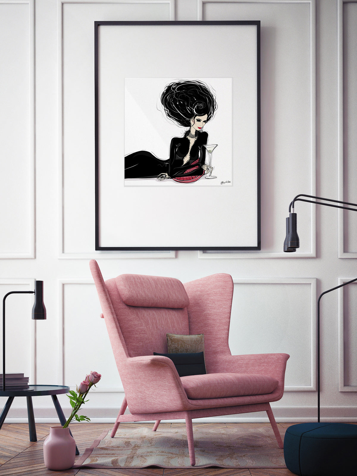 Martini Moments - Illustration - Limited Edition Print - Tiffany La Belle