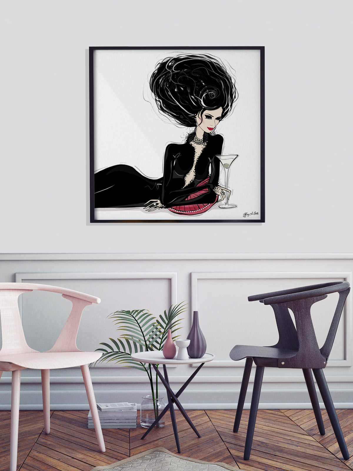 Martini Moments - Illustration - Limited Edition Print - Tiffany La Belle