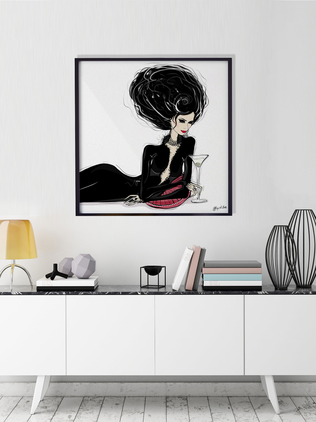 Martini Moments - Illustration - Limited Edition Print - Tiffany La Belle