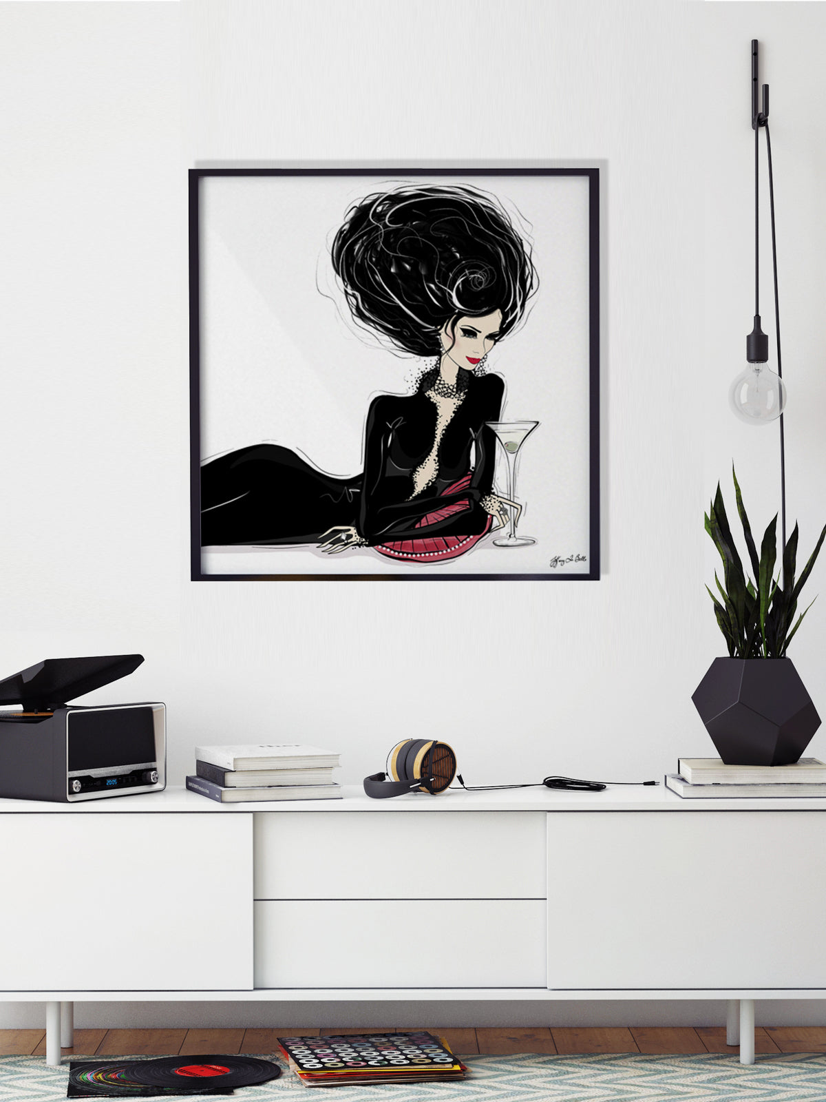 Martini Moments - Illustration - Limited Edition Print - Tiffany La Belle