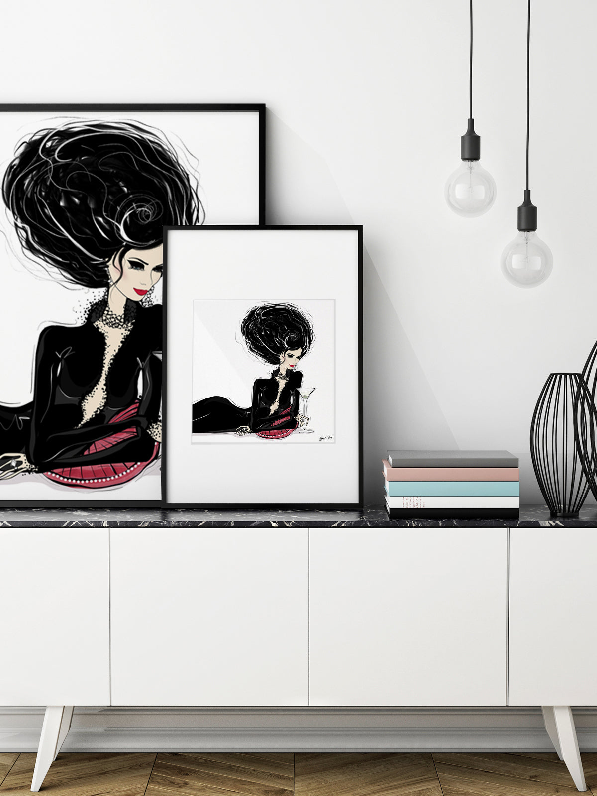Martini Moments - Illustration - Limited Edition Print - Tiffany La Belle
