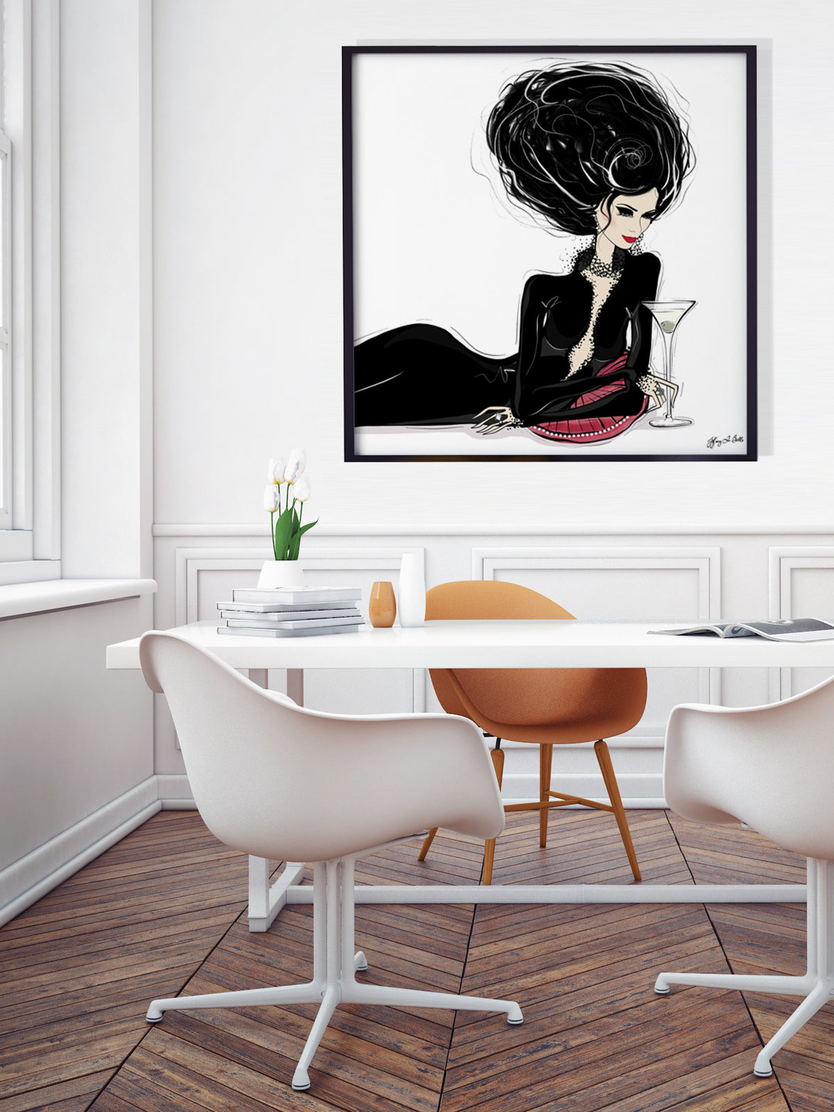 Martini Moments - Illustration - Limited Edition Print - Tiffany La Belle