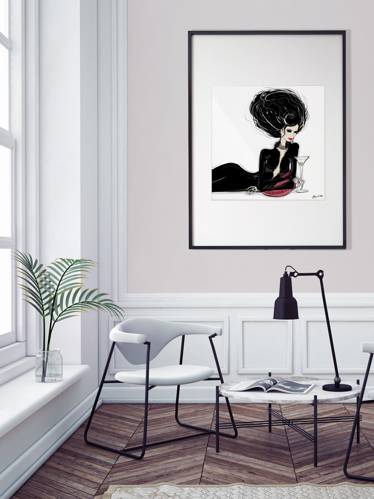 Martini Moments - Illustration - Limited Edition Print - Tiffany La Belle