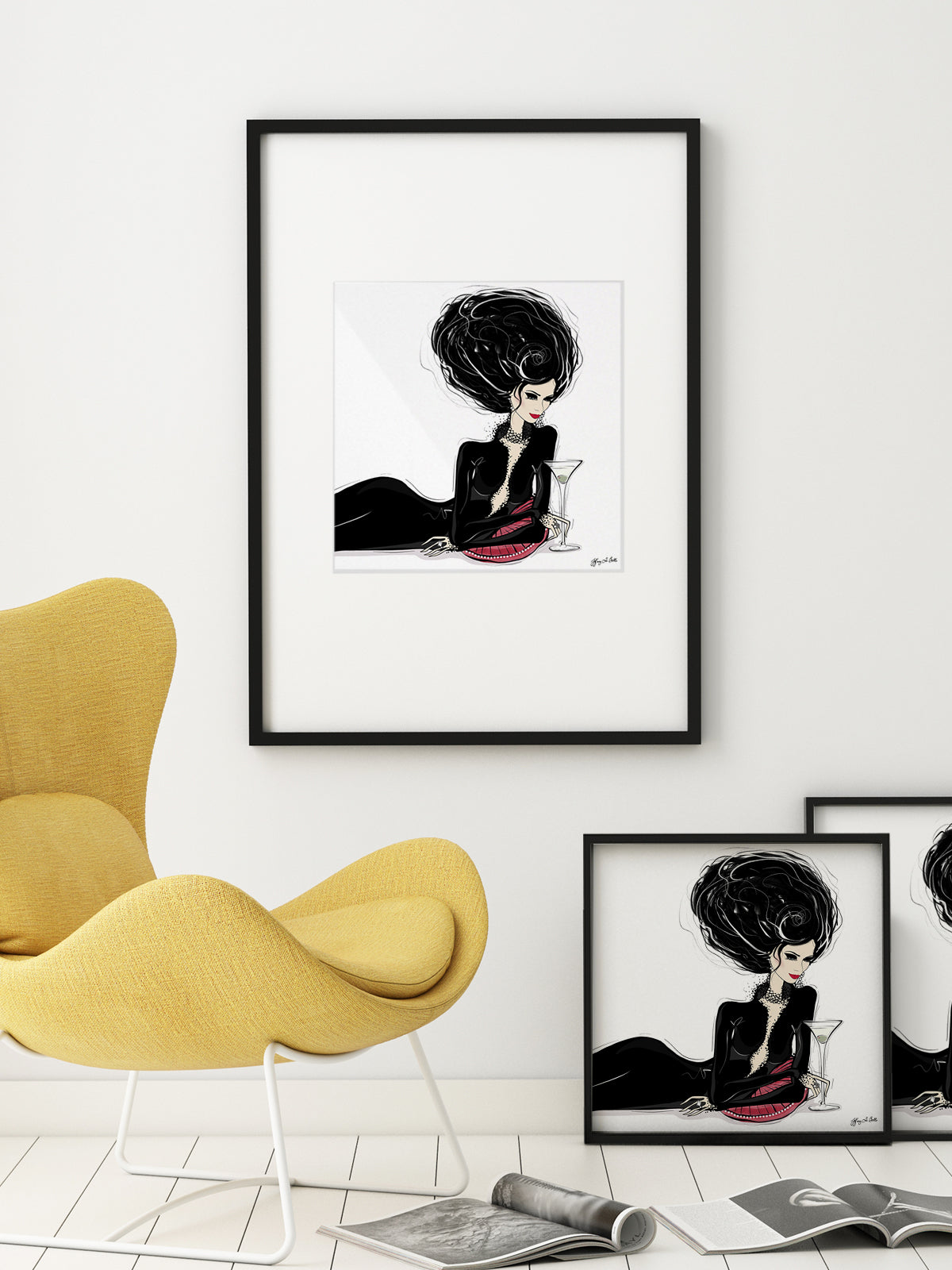 Martini Moments - Illustration - Limited Edition Print - Tiffany La Belle