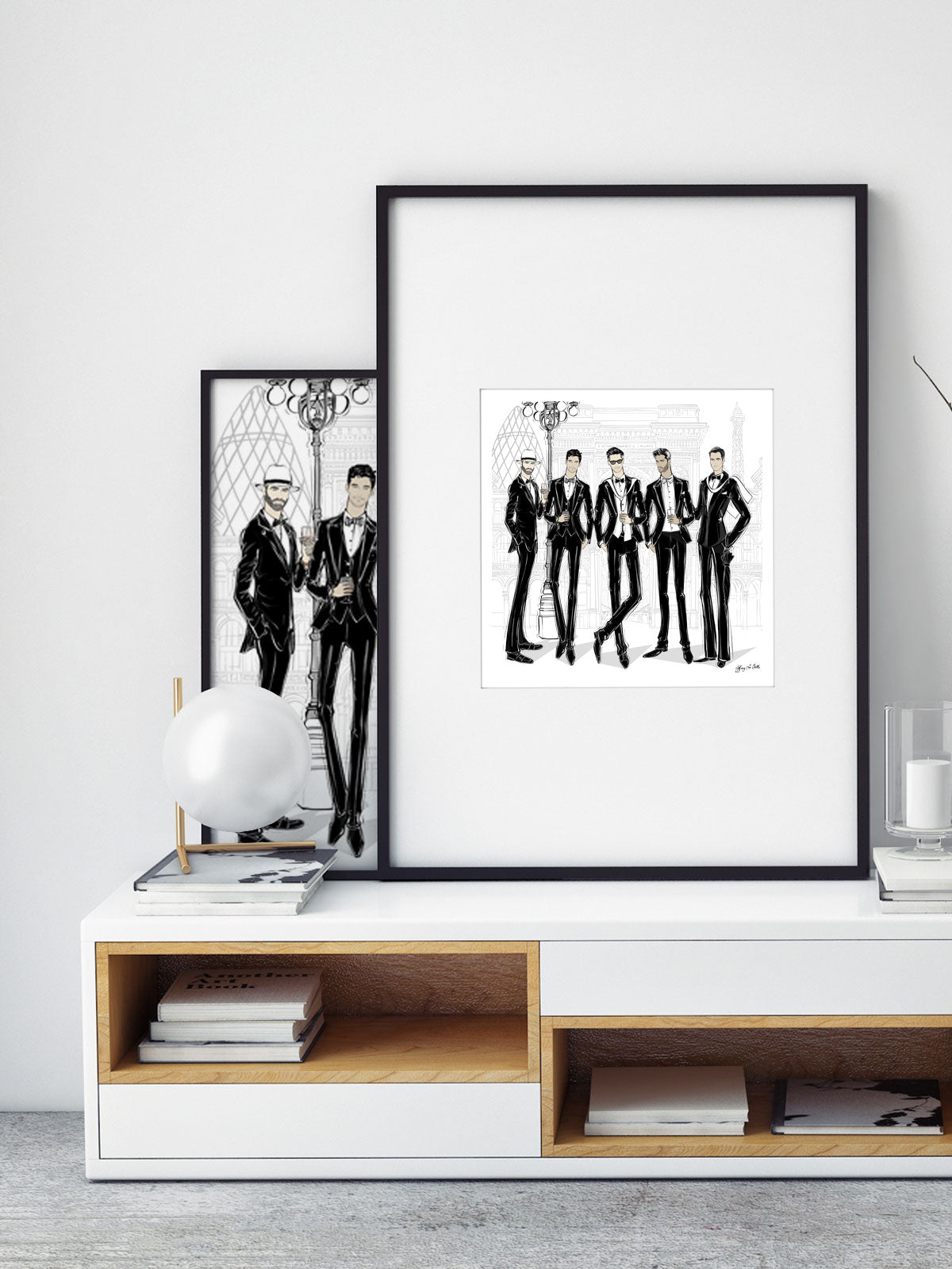 Mens Fashion Week - Illustration - Limited Edition Print - Tiffany La Belle