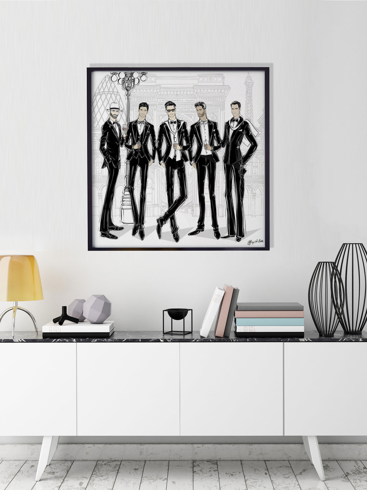 Mens Fashion Week - Illustration - Limited Edition Print - Tiffany La Belle