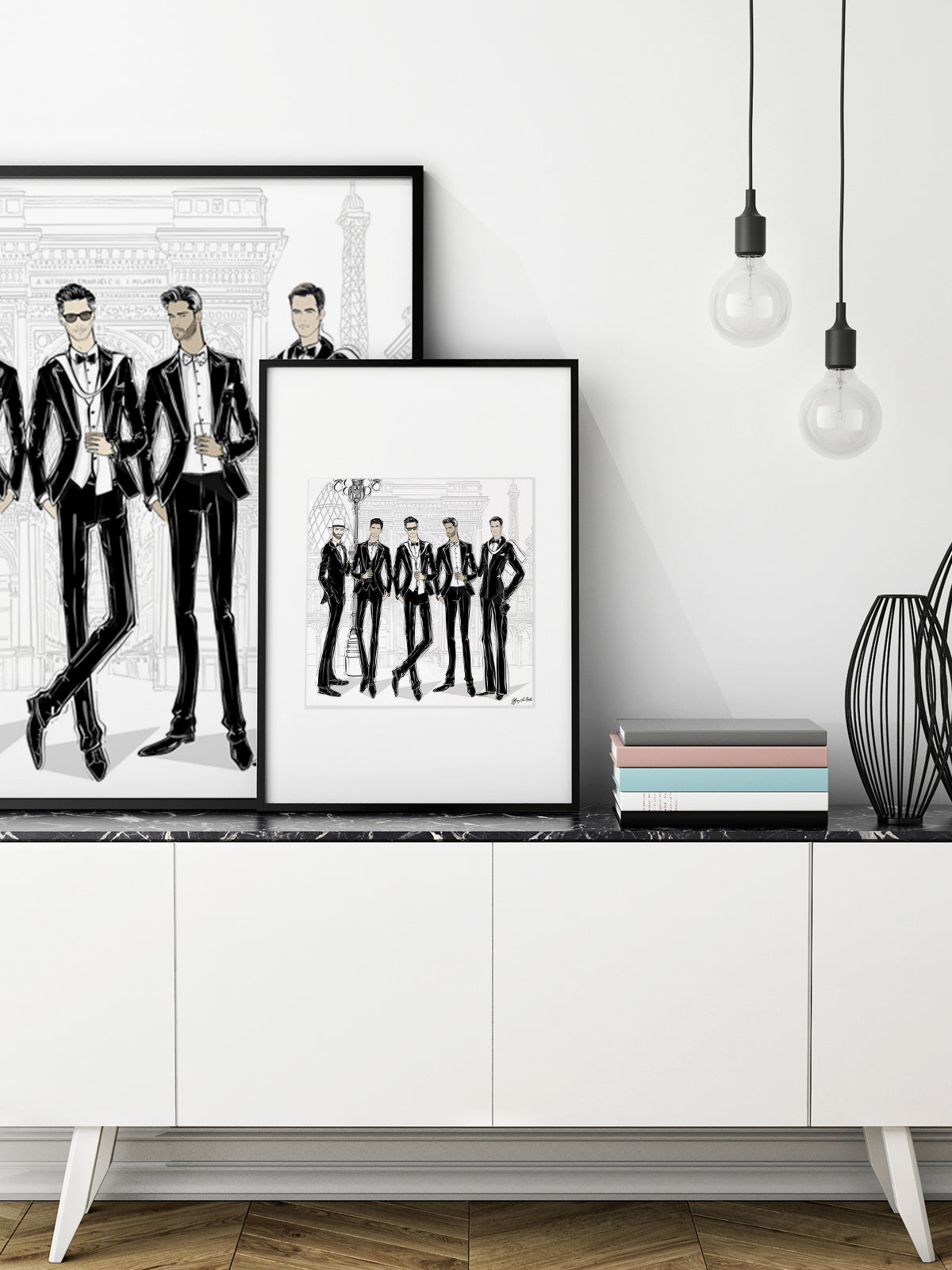 Mens Fashion Week - Illustration - Limited Edition Print - Tiffany La Belle