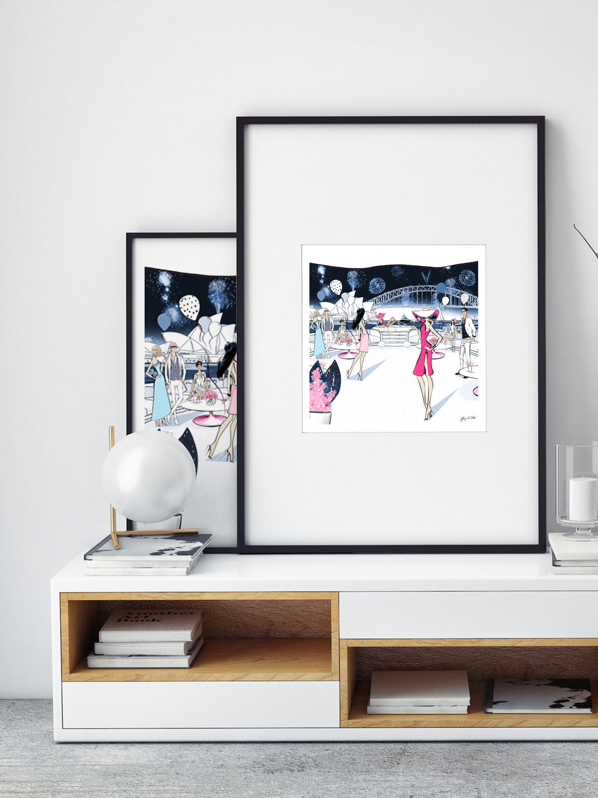 NYE, Sydney, Australia - Illustration - Limited Edition Print - Tiffany La Belle
