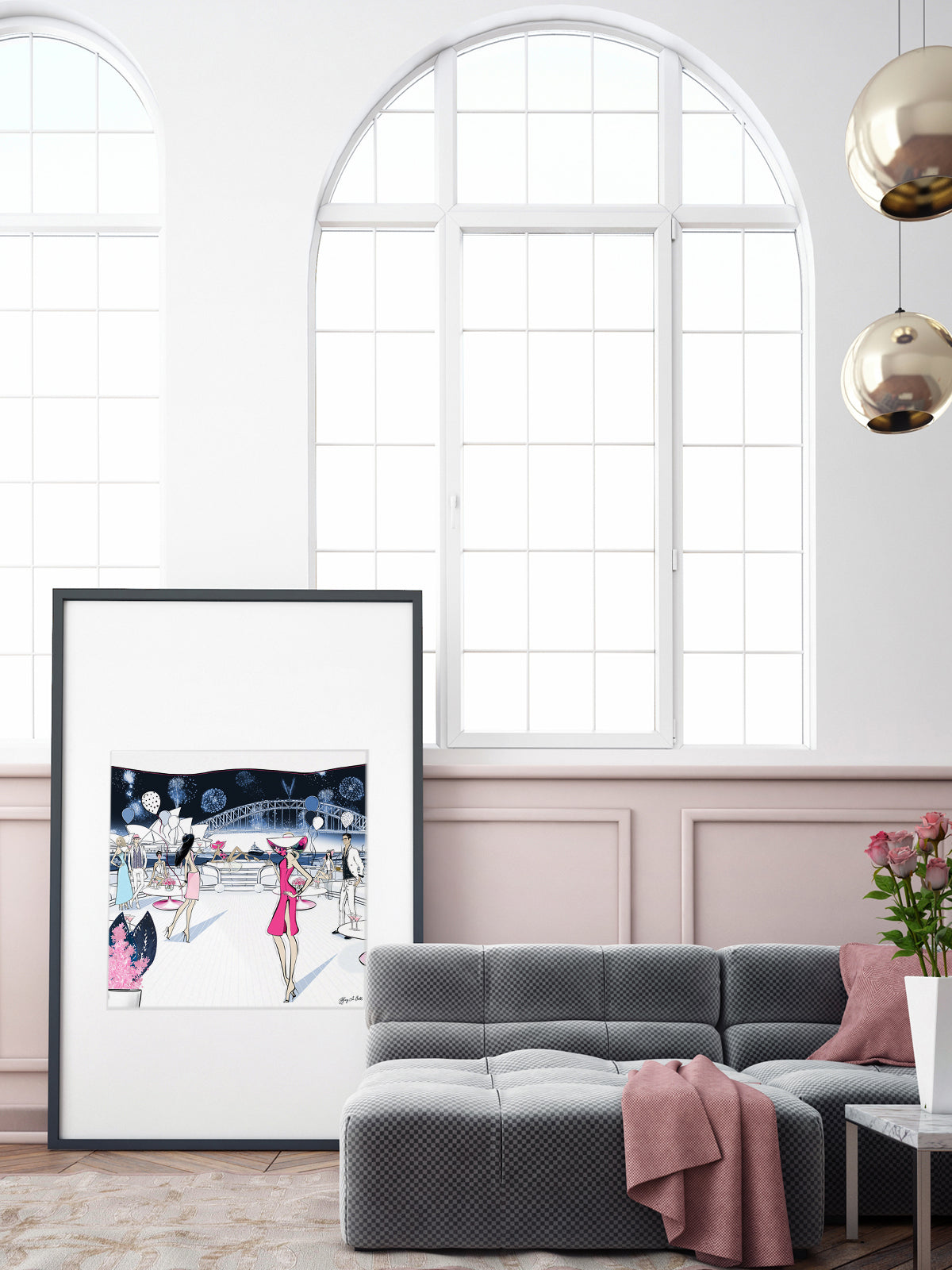 NYE, Sydney, Australia - Illustration - Limited Edition Print - Tiffany La Belle