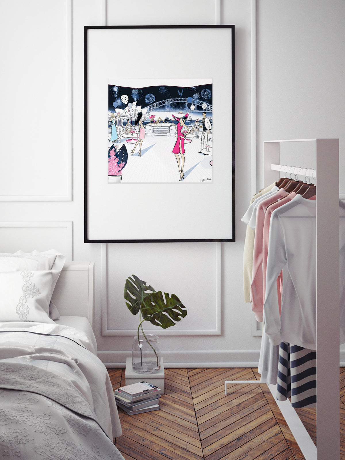 NYE, Sydney, Australia - Illustration - Limited Edition Print - Tiffany La Belle