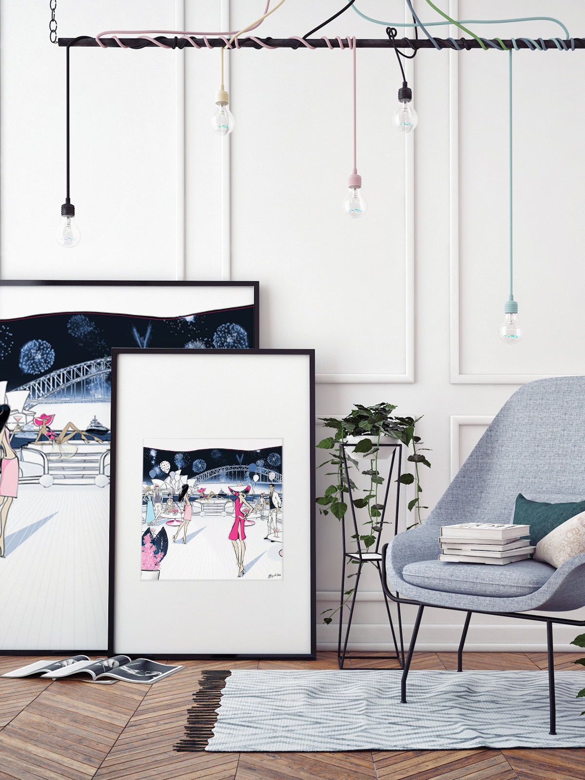 NYE, Sydney, Australia - Illustration - Limited Edition Print - Tiffany La Belle