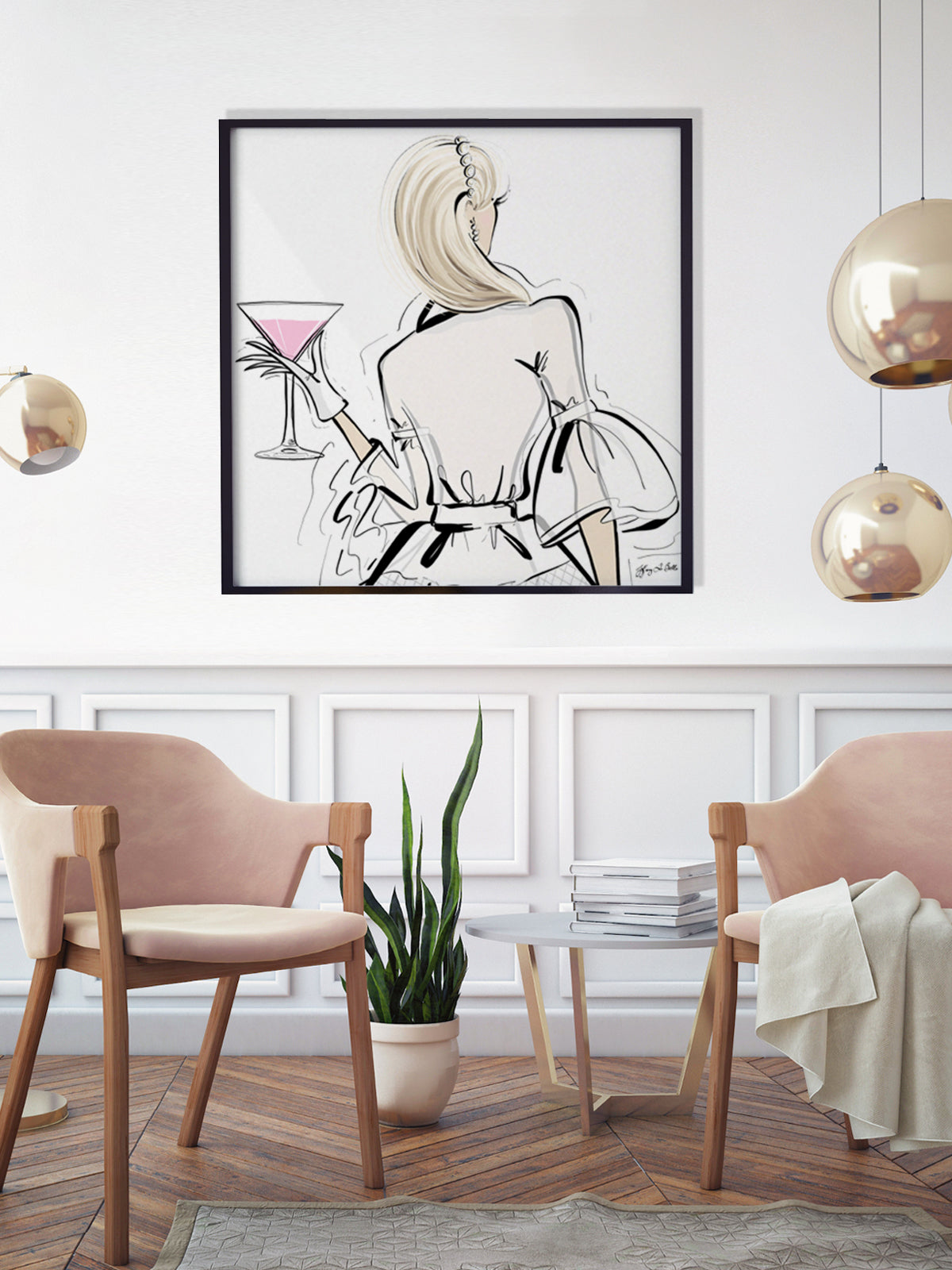 Dior Cocktails - Illustration - Limited Edition Print - Tiffany La Belle