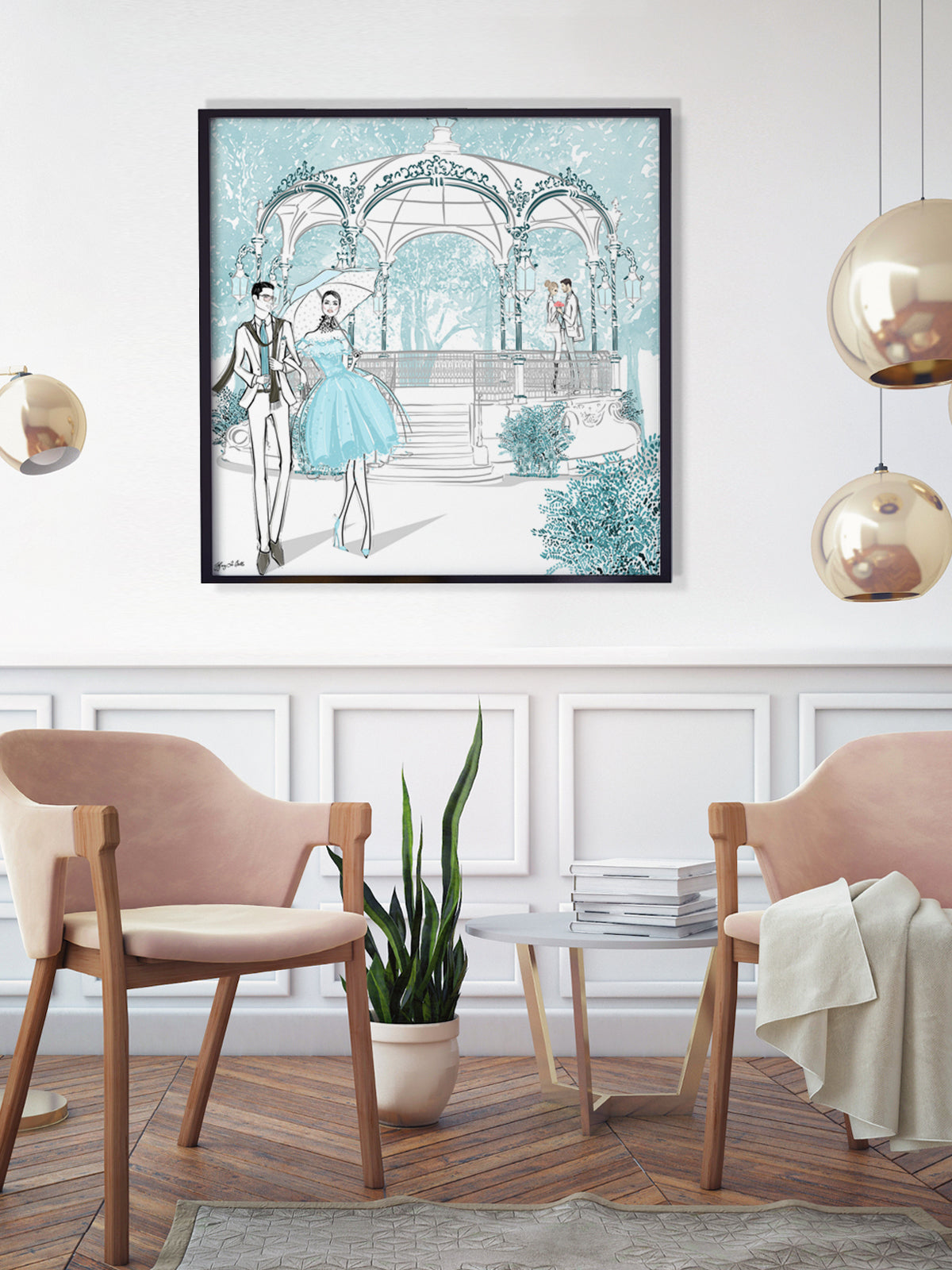Young Lovers - Illustration - Limited Edition Print - Tiffany La Belle