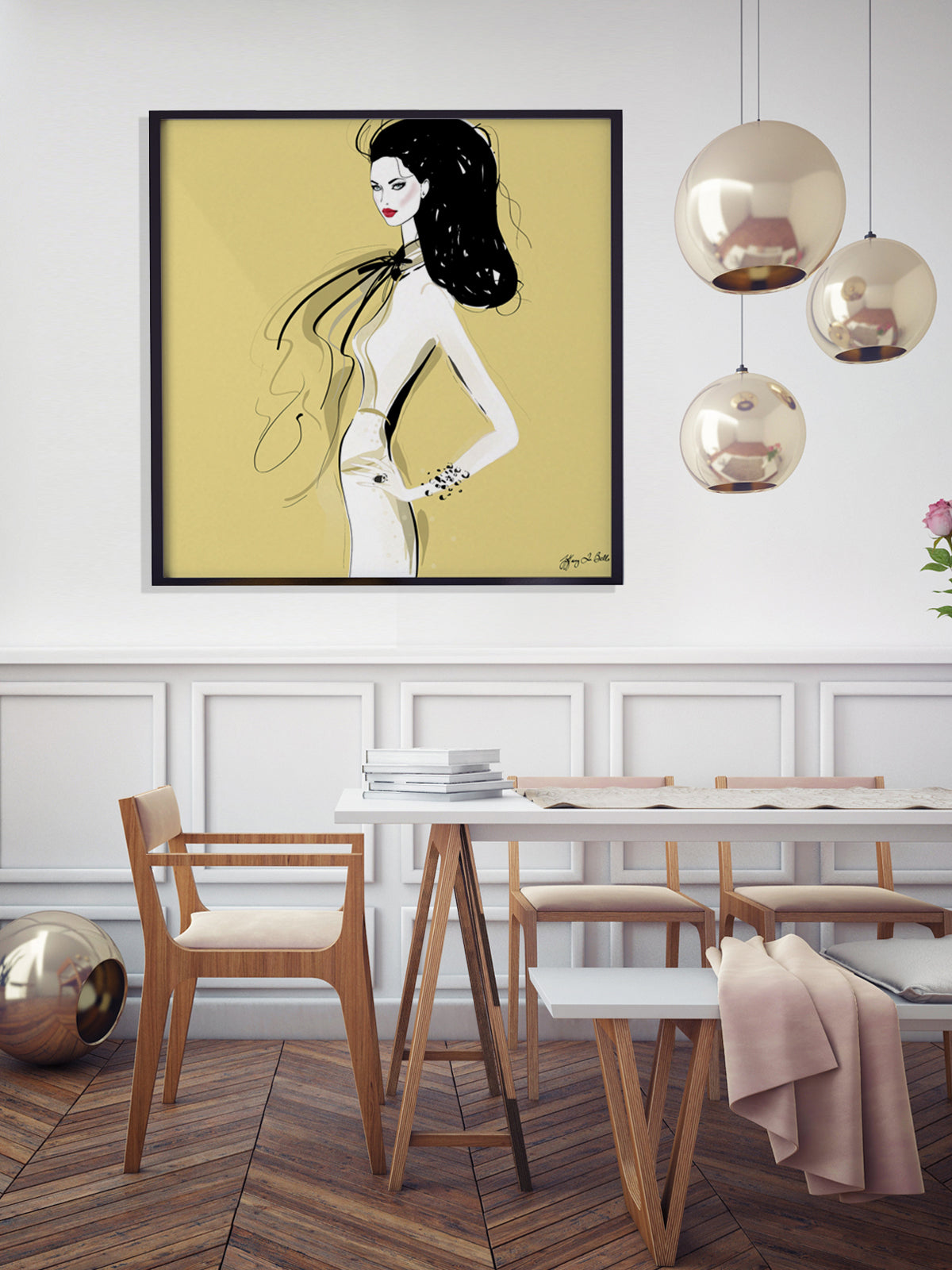 She's All Style - Illustration - Limited Edition Print - Tiffany La Belle