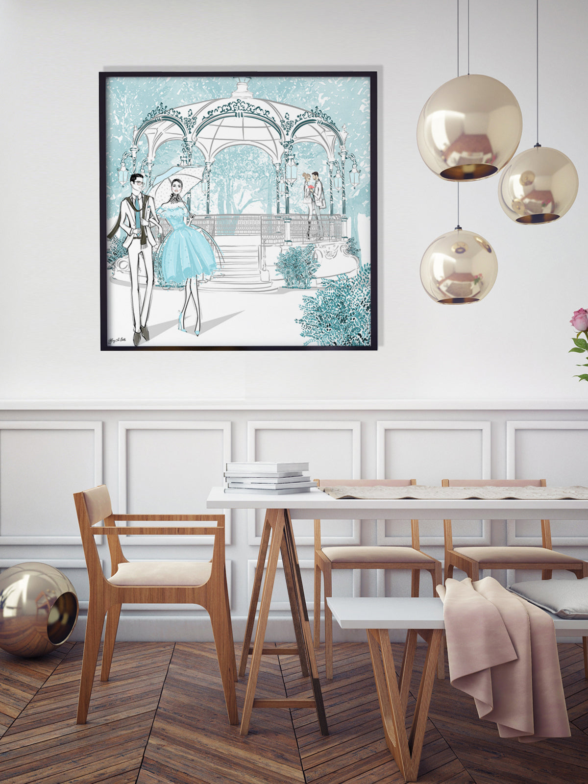 Young Lovers - Illustration - Limited Edition Print - Tiffany La Belle