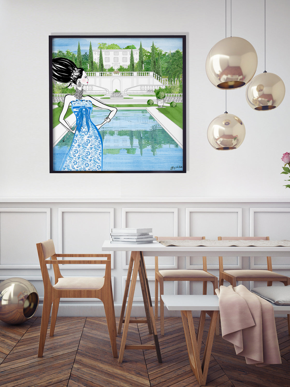Chanel Haute Couture Spring - Illustration - Limited Edition Print - Tiffany La Belle