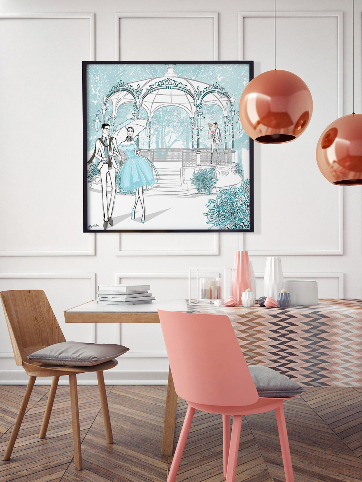 Young Lovers - Illustration - Limited Edition Print - Tiffany La Belle