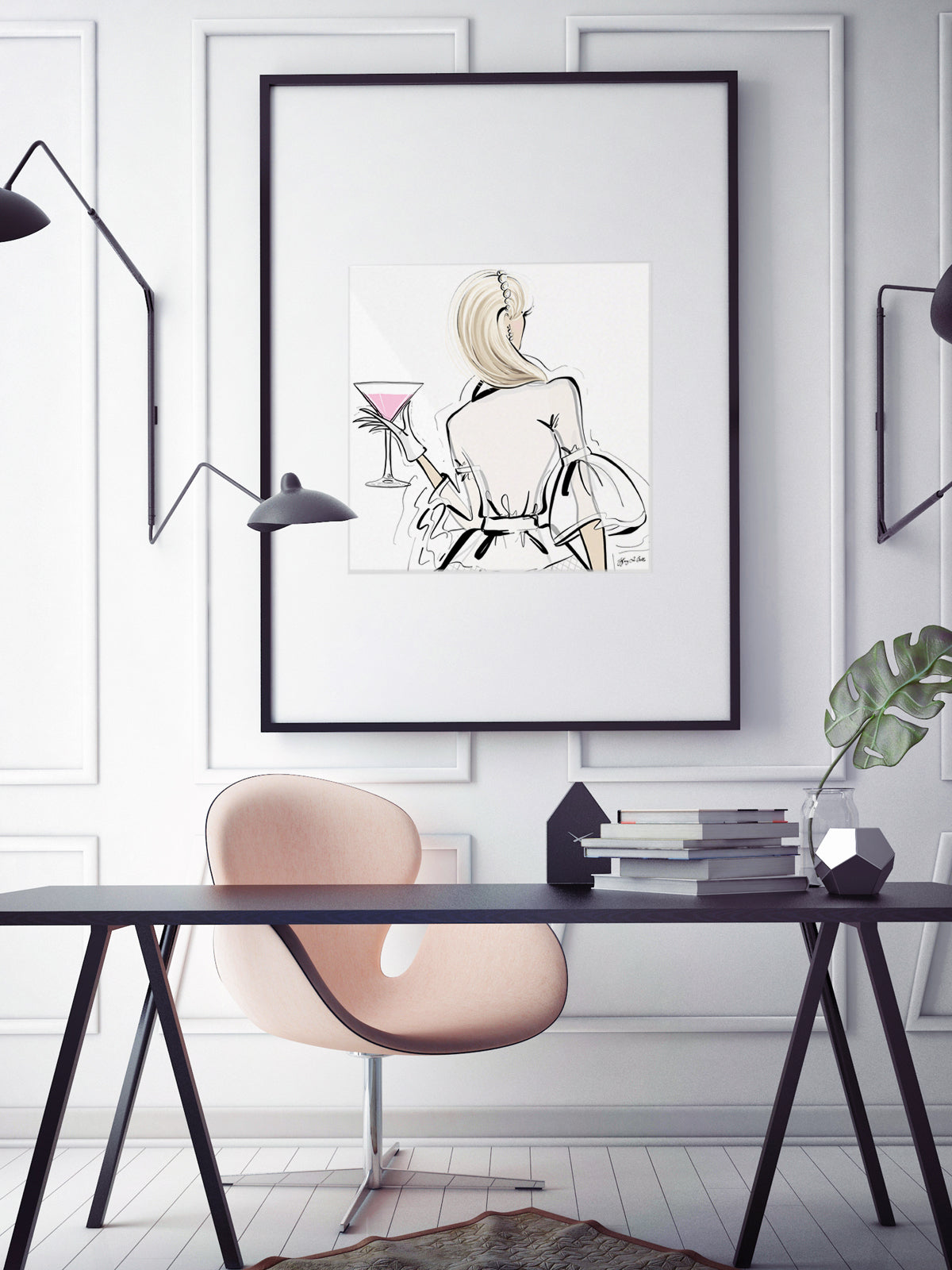 Dior Cocktails - Illustration - Limited Edition Print - Tiffany La Belle