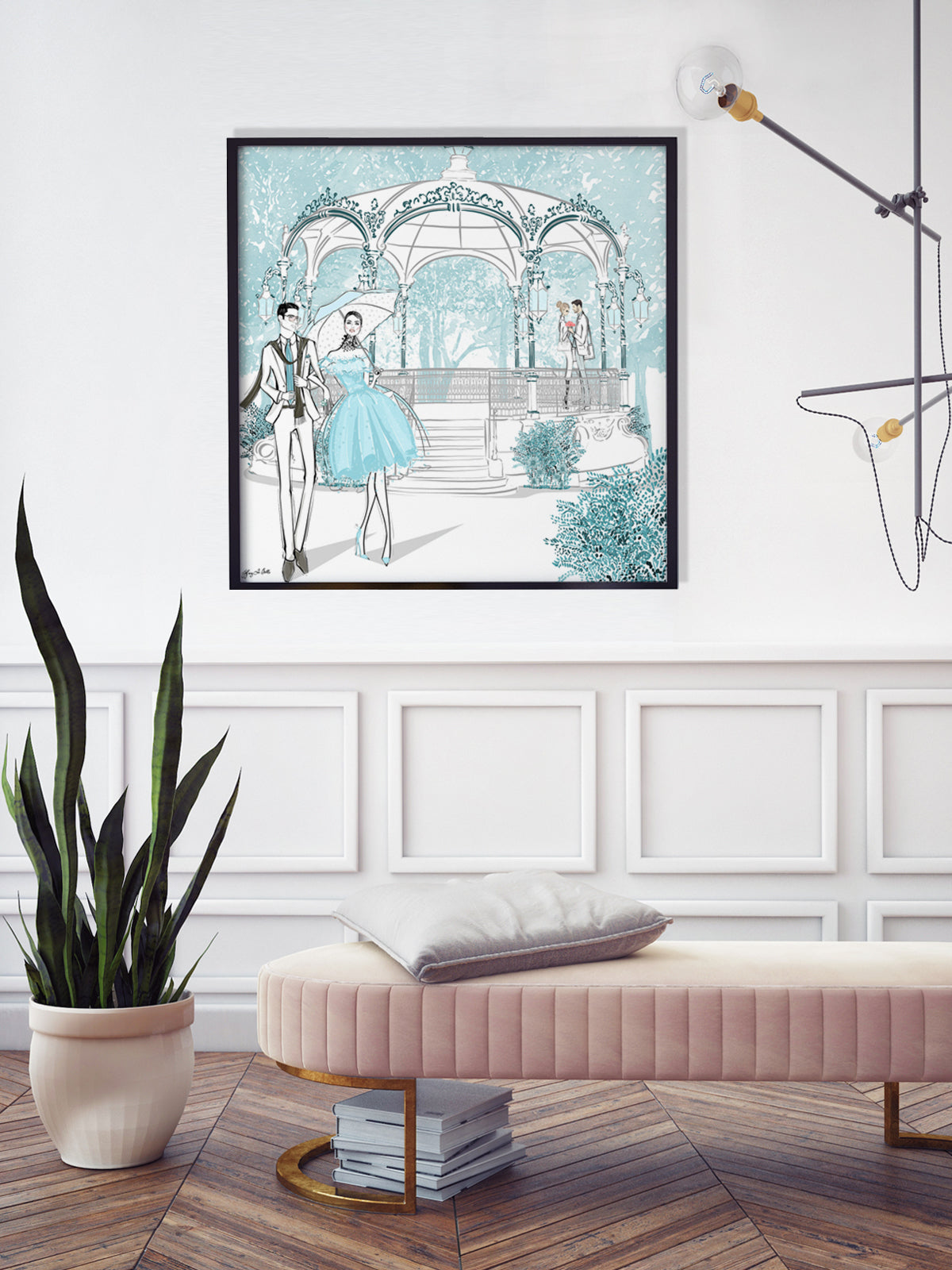 Young Lovers - Illustration - Limited Edition Print - Tiffany La Belle