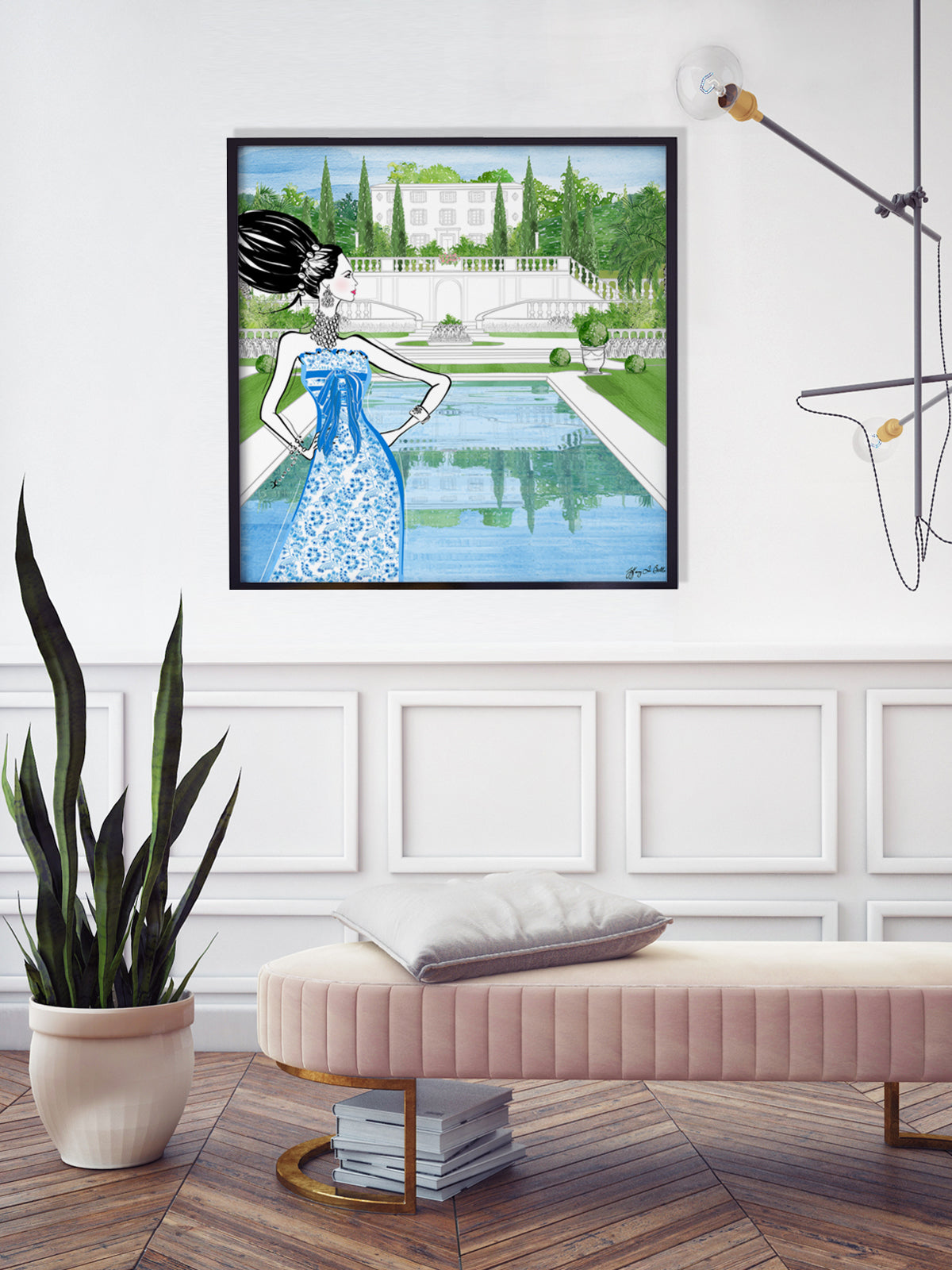 Chanel Haute Couture Spring - Illustration - Limited Edition Print - Tiffany La Belle