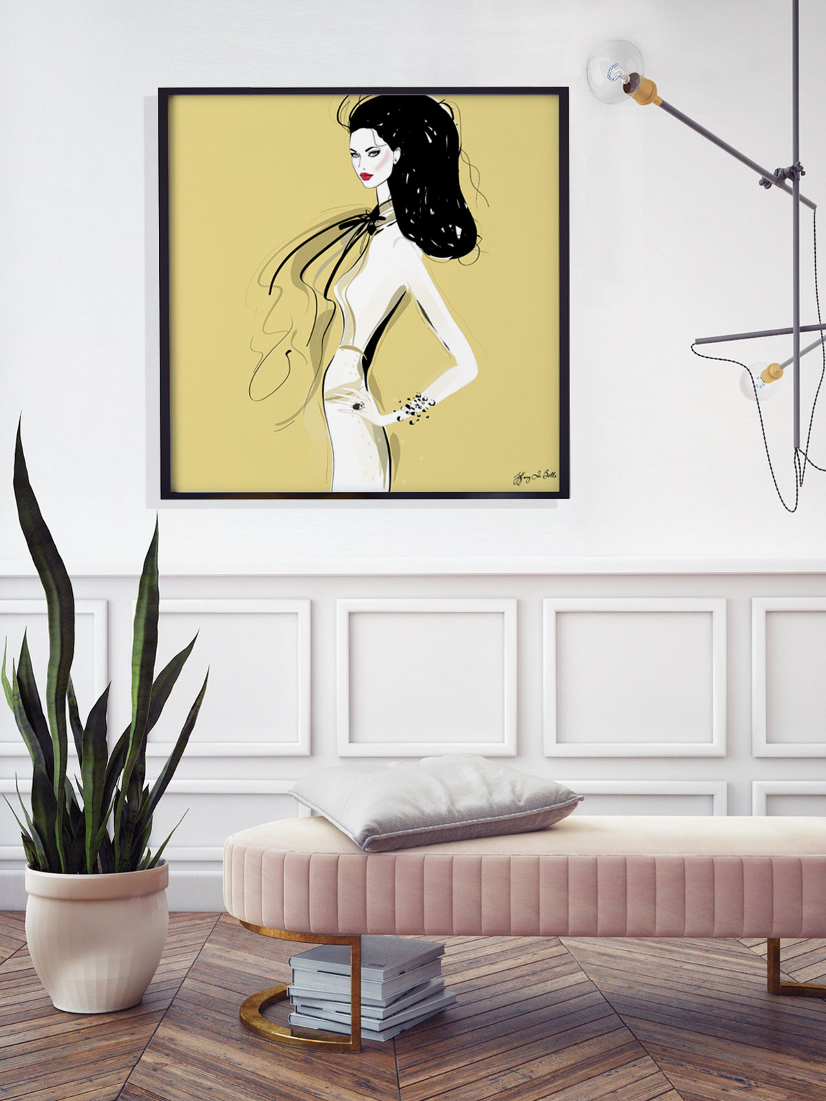 She's All Style - Illustration - Limited Edition Print - Tiffany La Belle