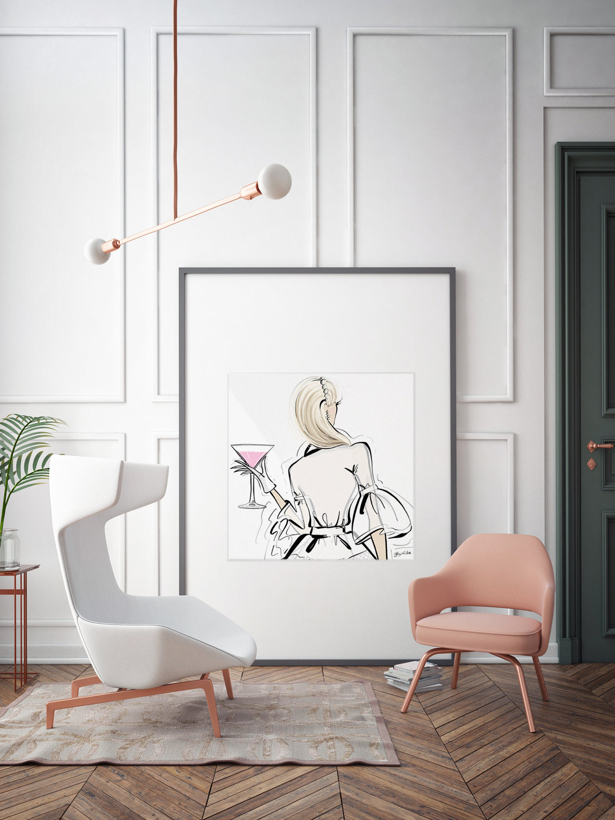 Dior Cocktails - Illustration - Limited Edition Print - Tiffany La Belle