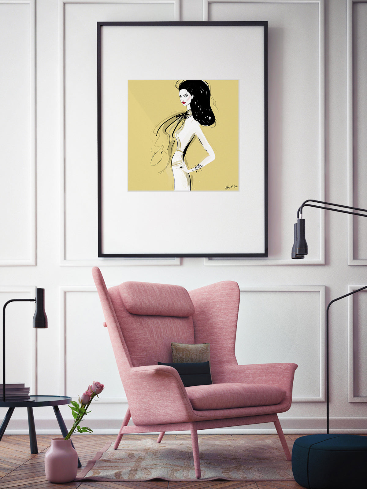 She's All Style - Illustration - Limited Edition Print - Tiffany La Belle