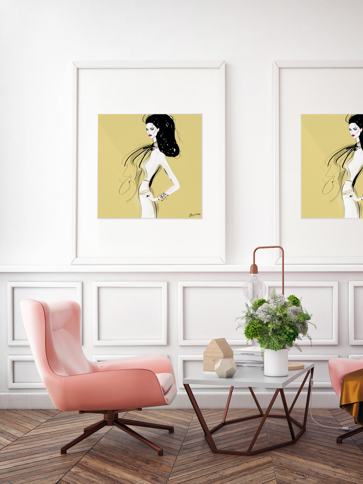 She's All Style - Illustration - Limited Edition Print - Tiffany La Belle
