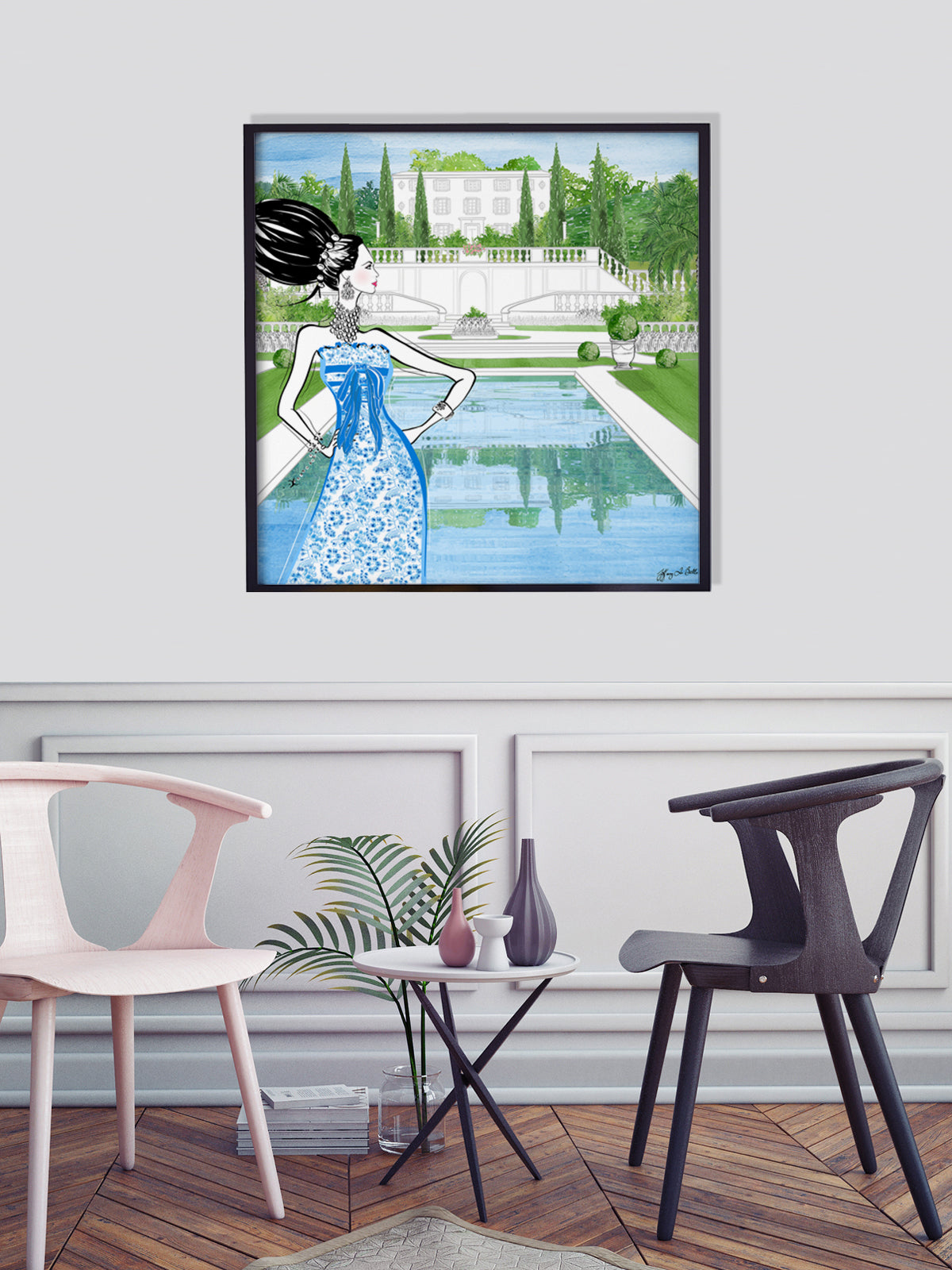 Chanel Haute Couture Spring - Illustration - Limited Edition Print - Tiffany La Belle
